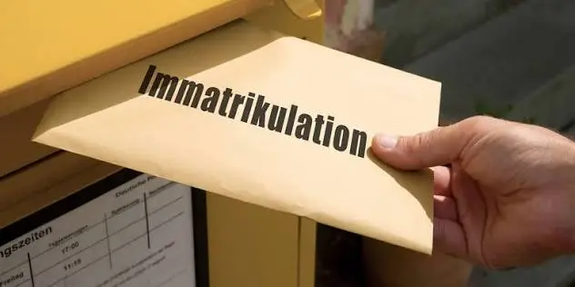 Immatrikulation